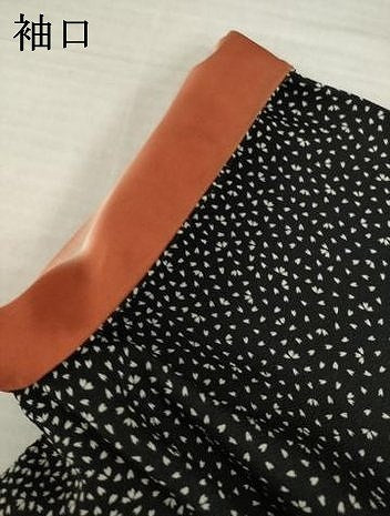 平和屋着物●上質な小紋　桜間道　黒地　正絹　逸品　AABI4552ck