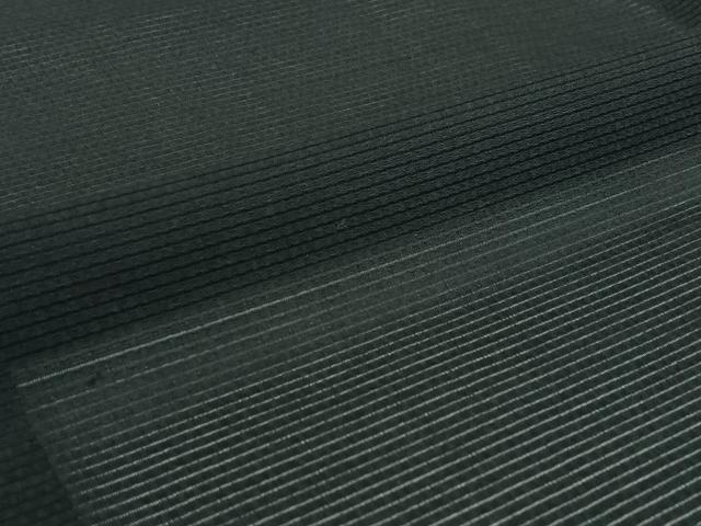 平和屋着物▽男性　長羽織　スリーシーズン　春夏秋　塵除け　暗黒色　黒地　正絹　逸品　AABI4584jh