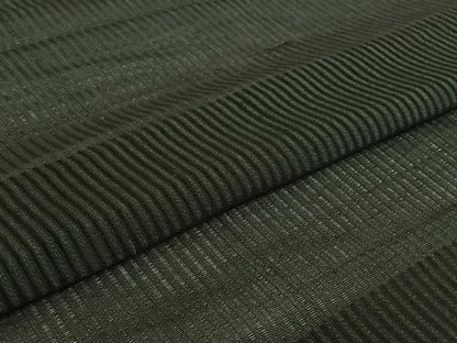 平和屋着物▽男性　長羽織　スリーシーズン　春夏秋　塵除け　縞　黒地　正絹　逸品　AABI4586jh