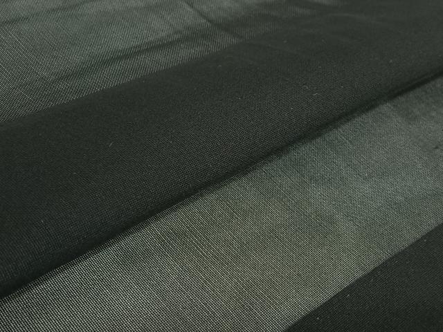 平和屋着物▽男性　羽織　スリーシーズン　春夏秋　塵除け　暗黒色　黒地　正絹　逸品　AABI4590jh
