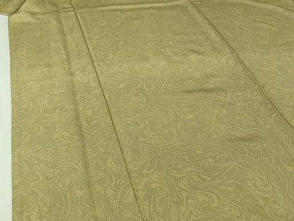平和屋着物▽上質な小紋　単衣　墨流し文様　正絹　逸品　AABI4608jh