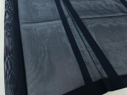 平和屋着物▽羽織　スリーシーズン　春夏秋　塵除け　留紺色　正絹　逸品　AABI4610jh