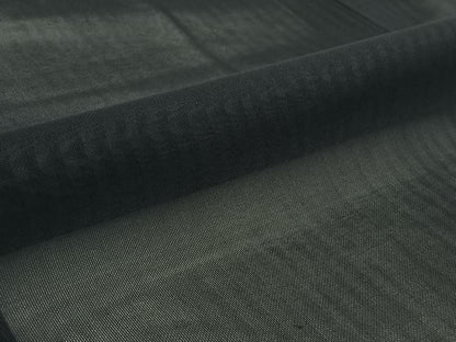 平和屋着物▽男性　羽織　スリーシーズン　春夏秋　塵除け　暗黒色　正絹　逸品　AABI4644jh