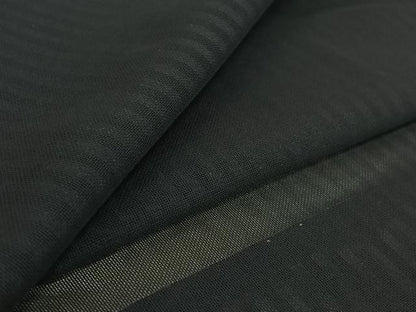 平和屋着物▽男性　羽織　スリーシーズン　春夏秋　塵除け　暗黒色　正絹　逸品　AABI4644jh