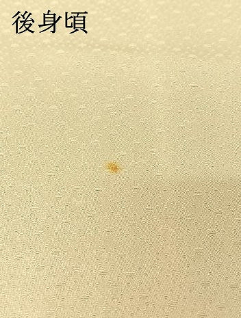 平和屋着物▽上質な色無地　単衣　鳥の子色　正絹　逸品　AABI4651jh