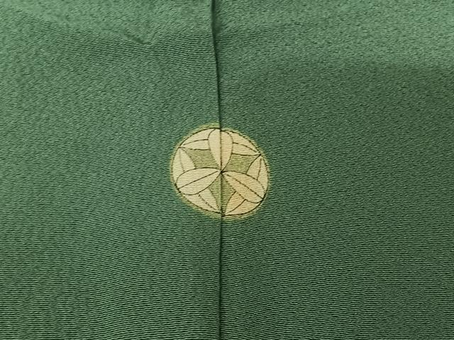 平和屋着物▽上質な色無地　単衣　薄青色　正絹　逸品　AABI4653jh
