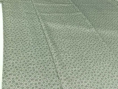 平和屋着物▽上質な小紋　単衣　花尽くし文　正絹　逸品　AABI4661jh