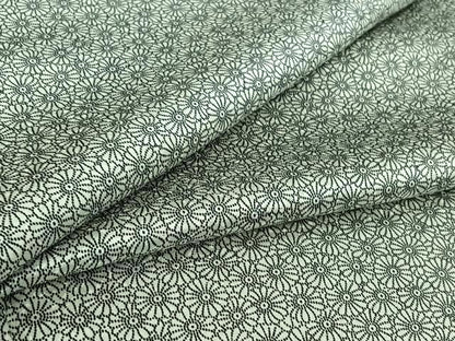 平和屋着物▽上質な小紋　単衣　花尽くし文　正絹　逸品　AABI4661jh