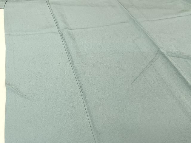平和屋着物▽上質な色無地　単衣　勿忘草色　正絹　逸品　AABI4666jh