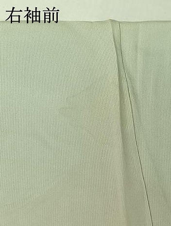 平和屋着物▽男性　訪問着　単衣　草葉文　キングサイズ　正絹　逸品　AABI4675jh