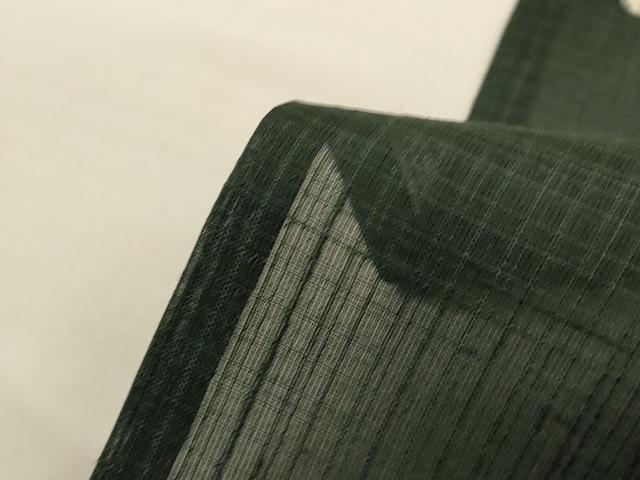 平和屋着物＊夏物　男性　染織の名門　しょうざん  生紬　訪問着　一珍染　雪の結晶　反端付き　キングサイズ　正絹　逸品　AABI4684jd
