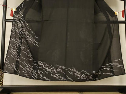 平和屋着物＊夏物 男性 訪問着 変わり絽 萩 金彩 キングサイズ 正絹 逸品 AABI4688jd