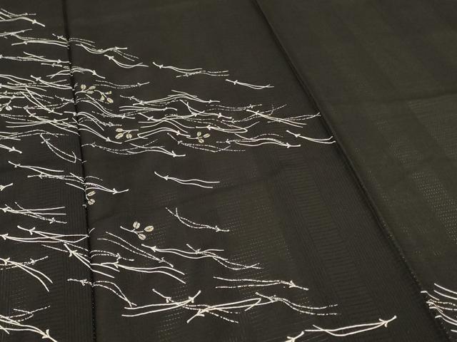 平和屋着物＊夏物 男性 訪問着 変わり絽 萩 金彩 キングサイズ 正絹 逸品 AABI4688jd