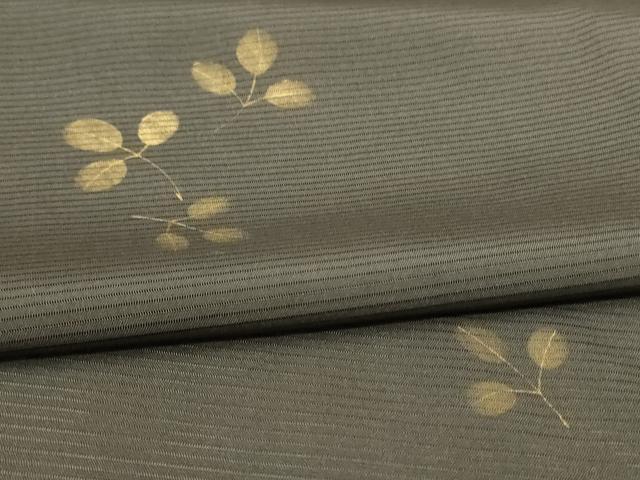 平和屋着物＊夏物 訪問着 絽 萩 金彩 正絹 逸品 AABI4695jd