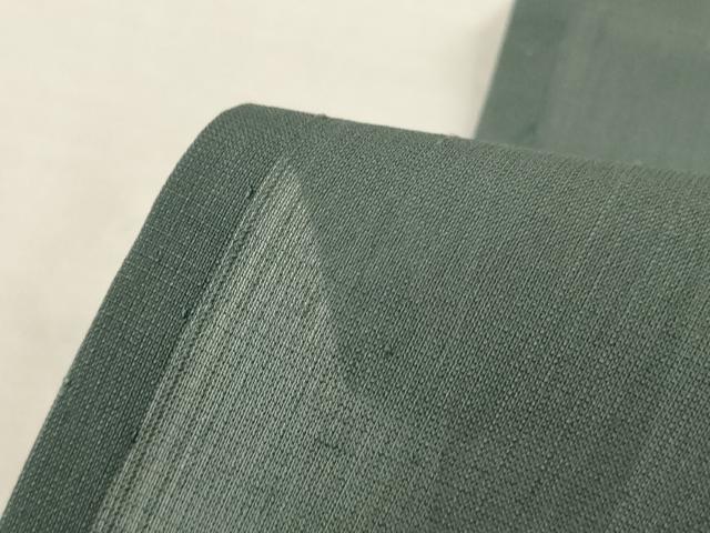 平和屋着物＊夏物 男性 紗紬 色無地 深川鼠色 キングサイズ 正絹 逸品 AABI4710jd