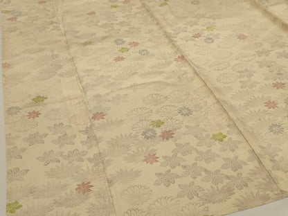 平和屋着物＊夏物 小紋 絽 舞花文 正絹 逸品 AABI4721jd