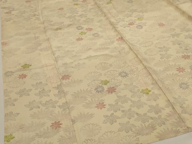 平和屋着物＊夏物 小紋 絽 舞花文 正絹 逸品 AABI4721jd