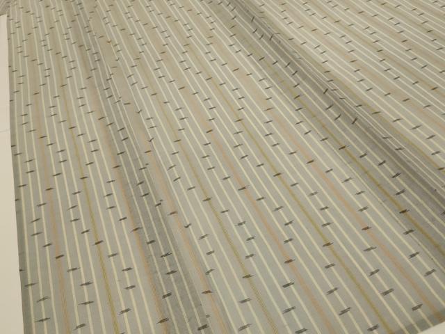平和屋着物＊夏物 本場琉球絣 夏琉球 変わり縞 ますいわ屋扱い 正絹 逸品 AABI4723jd