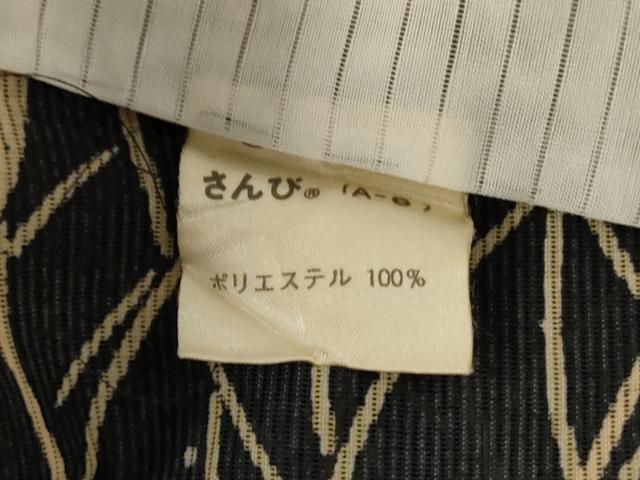 平和屋着物＊夏物 小紋 絽 芝花文 さんび謹製 洗える着物 AABI4726jd