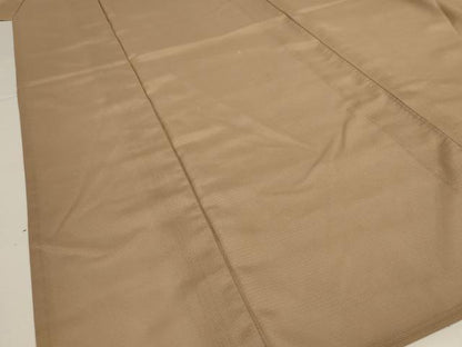 平和屋着物＊夏物 色無地 絽 白茶色 正絹 逸品 AABI4741jd