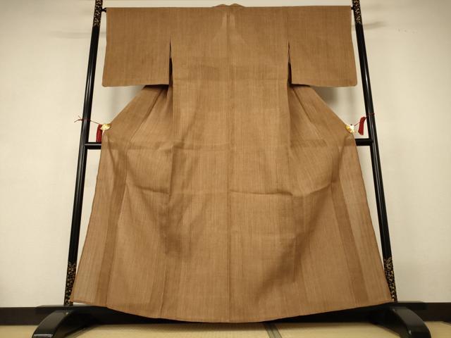平和屋着物＊夏物 紗紬 霞文 正絹 逸品 AABI4749jd