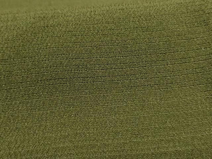 平和屋着物＊夏物　本草木染作家　瑞寶　色無地　絽縮緬　海松色　正絹　逸品　未使用　AABI4753jd