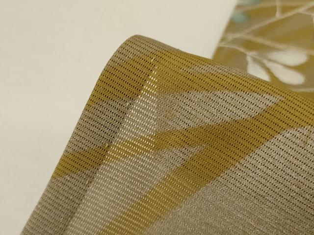 平和屋着物＊夏物　訪問着　絽　手描き　花蝶文　暈し染め　銀彩　正絹　逸品　AABI4755jd
