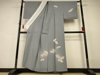 平和屋着物＊夏物　訪問着　絽　地紙重ね文　金彩　正絹　逸品　未使用　AABI4756jd