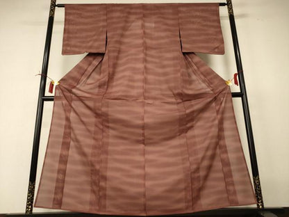 平和屋着物＊夏物 小紋 絽 霞文 正絹 逸品 未使用 AABI4761jd