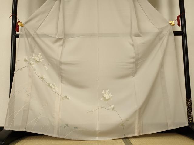 平和屋着物＊夏物 訪問着 絽 枝花文 暈し染め 正絹 逸品 未使用 AABI4763jd