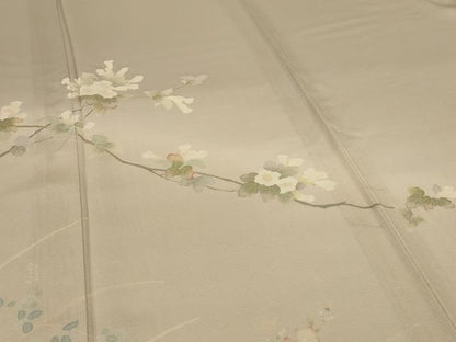 平和屋着物＊夏物 訪問着 絽 枝花文 暈し染め 正絹 逸品 未使用 AABI4763jd