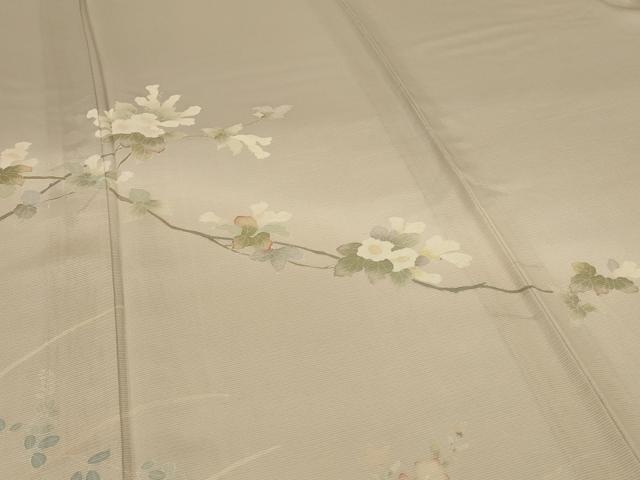平和屋着物＊夏物 訪問着 絽 枝花文 暈し染め 正絹 逸品 未使用 AABI4763jd