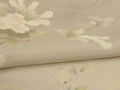 平和屋着物＊夏物 訪問着 絽 枝花文 暈し染め 正絹 逸品 未使用 AABI4763jd
