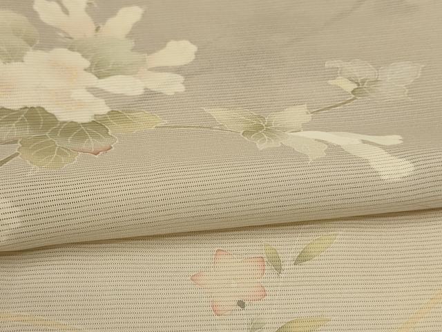 平和屋着物＊夏物 訪問着 絽 枝花文 暈し染め 正絹 逸品 未使用 AABI4763jd