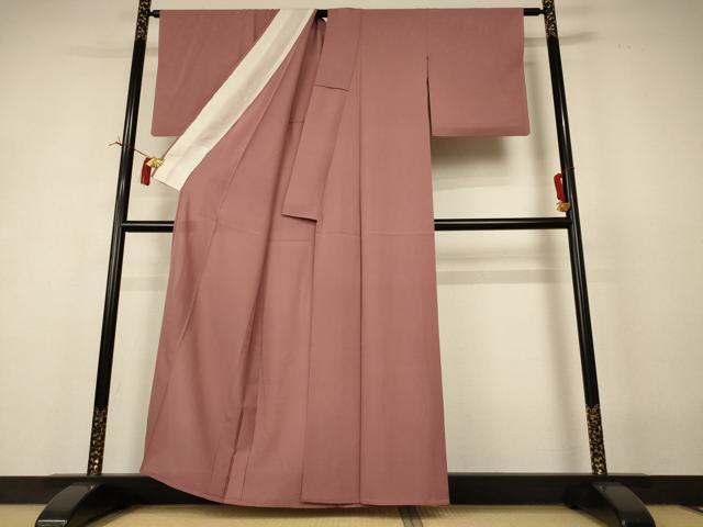 平和屋着物＊夏物 色無地 絽 鴇浅葱色 正絹 逸品 AABI4771jd