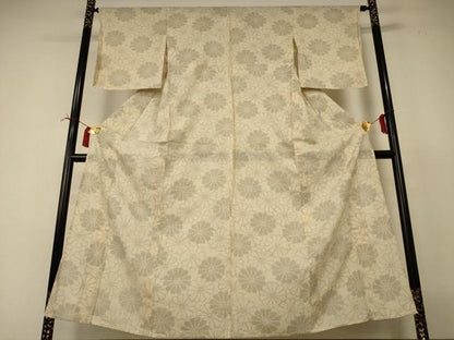 平和屋着物＊夏物 本場大島紬 夏大島 舞花文 正絹 逸品 AABI4779jd