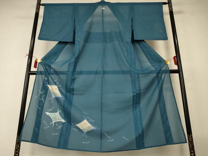 平和屋着物＊夏物 色留袖 絽 千鳥 正絹 逸品 AABI4780jd