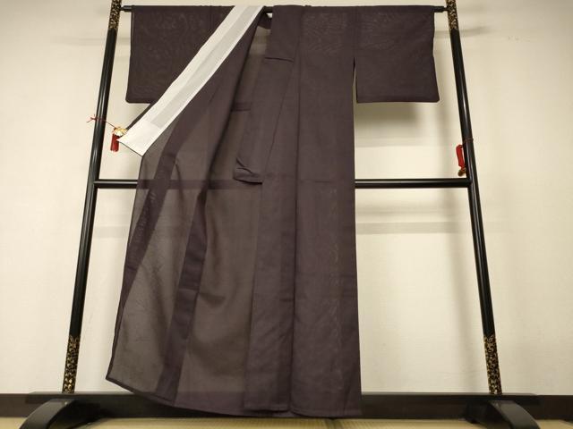 平和屋着物＊夏物 小紋 松葉 正絹 逸品 AABI4782jd