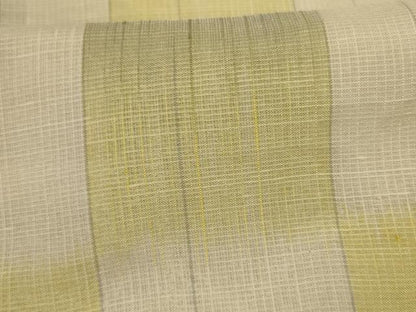 平和屋着物＊夏物　紗紬　間道　正絹　逸品　AABI4790jd