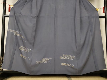 平和屋着物＊夏物 訪問着 絽 花松文 金銀彩 正絹 逸品 AABI4791jd