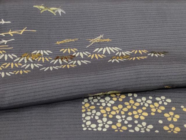 平和屋着物＊夏物 訪問着 絽 花松文 金銀彩 正絹 逸品 AABI4791jd