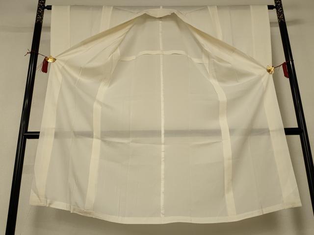 平和屋着物＊夏物 長襦袢 絽 鳥の子色 正絹 逸品 AABI4793jd