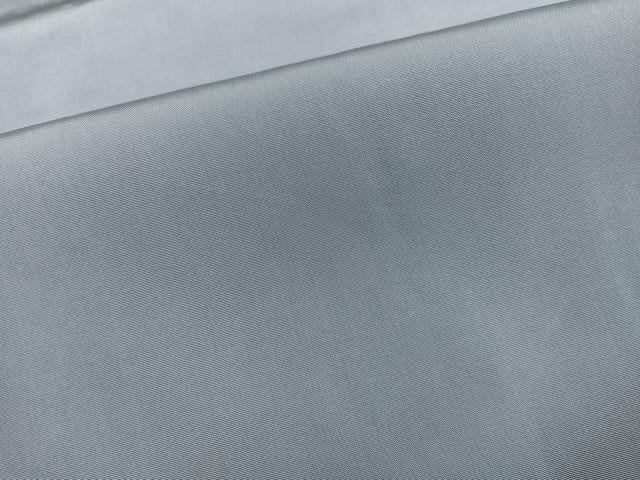 平和屋着物●男性　色紋付・羽織セット　灰青色　正絹　逸品　AABI4801ph