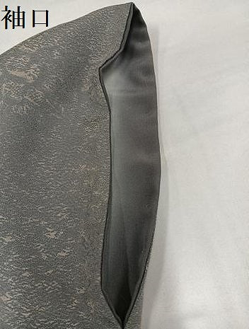 平和屋着物●染色作家　斉藤三才　小紋　三才鳥　金糸　正絹　逸品　AABI4807ph