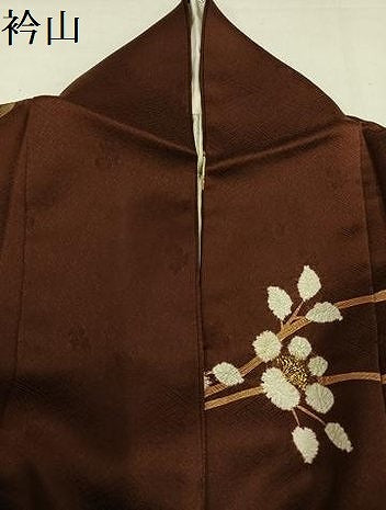 平和屋着物●訪問着　絞り　枝花雲文　金彩　正絹　逸品　AABI4809ph