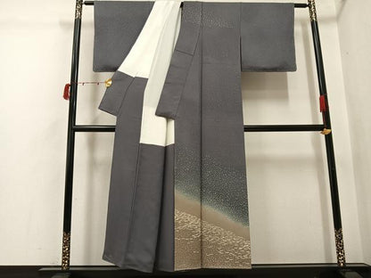 平和屋着物●訪問着　作家物　霞文　暈し染め　正絹　逸品　未使用　AABI4820ph