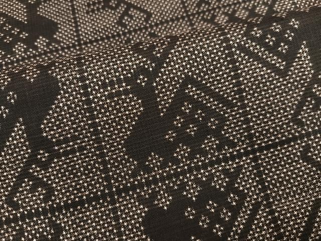 平和屋着物●本場大島紬　一元7マルキ　有栖川文様　正絹　逸品　AABI4824ph