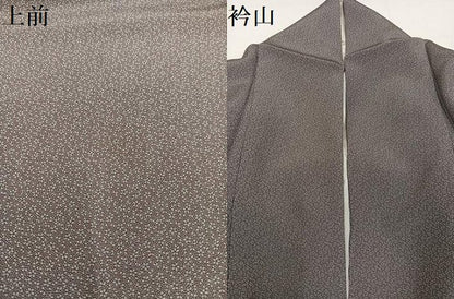 平和屋着物●江戸小紋　小花文　正絹　逸品　AABI4827ph