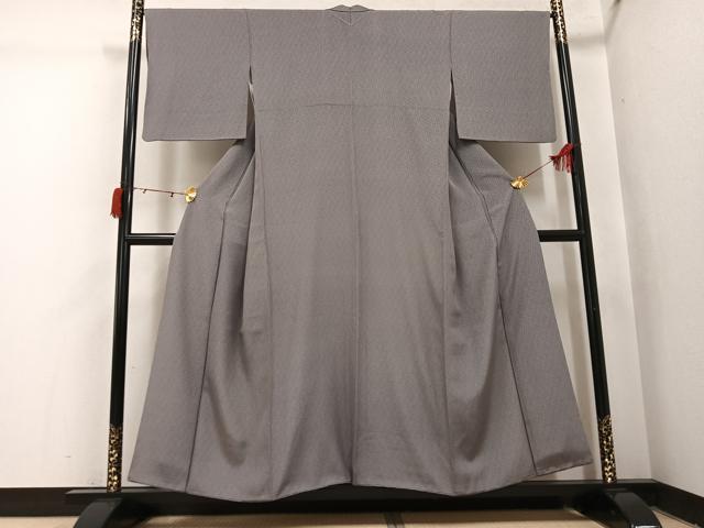 平和屋着物●江戸小紋　小花文　正絹　逸品　AABI4827ph