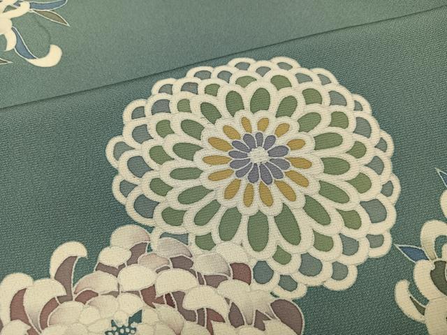 平和屋着物●訪問着　友禅　花尽くし　正絹　逸品　AABI4835ph